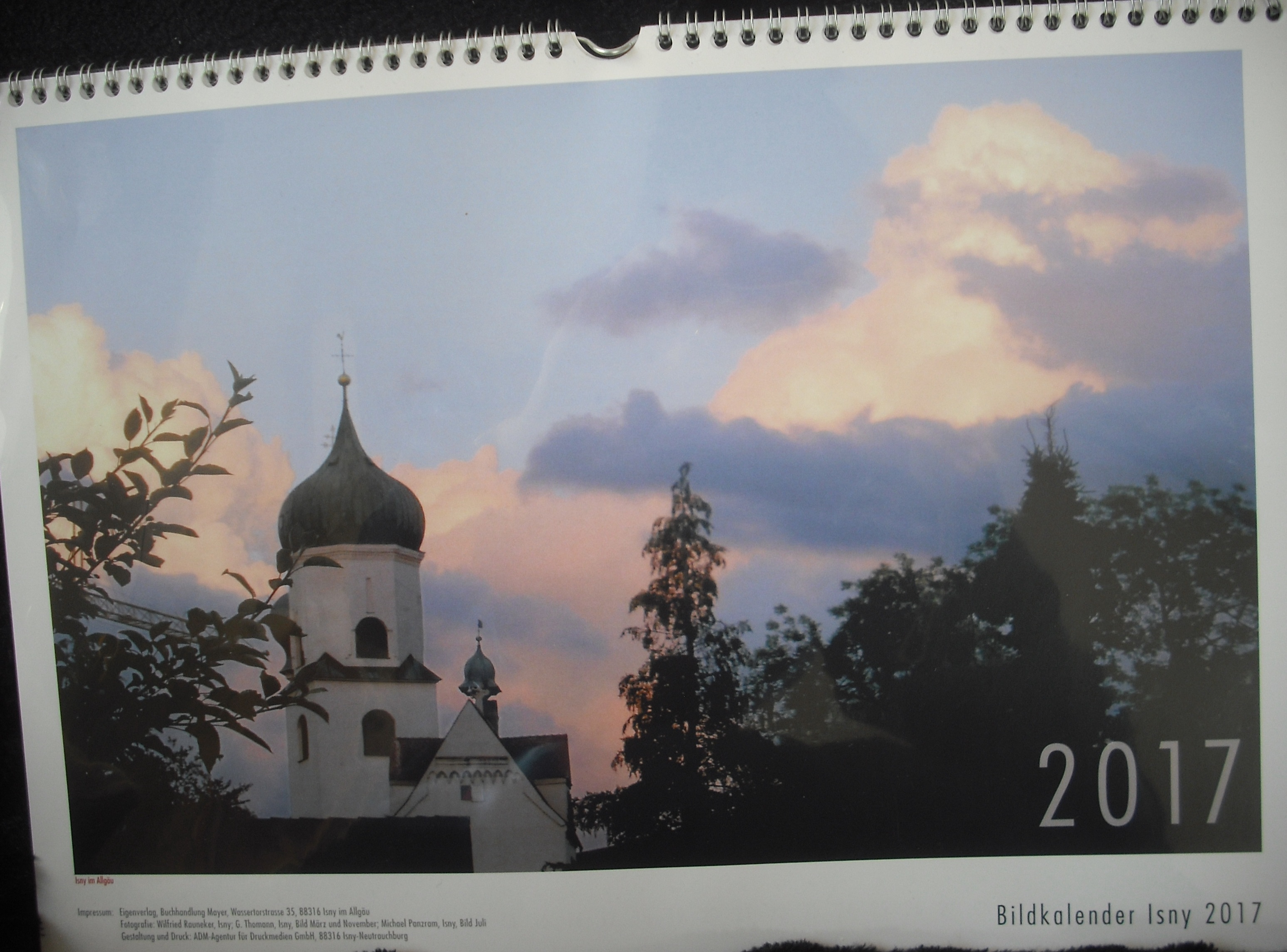 Kalender-Deckblatt